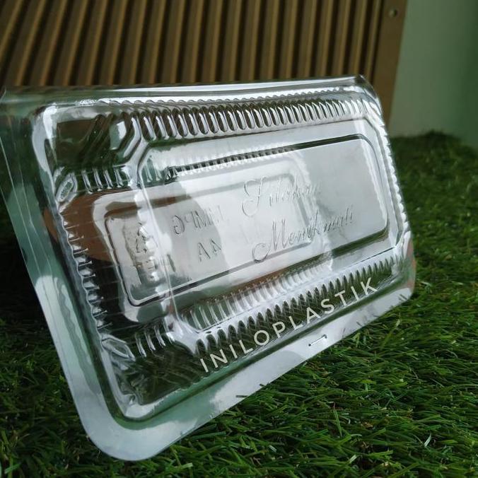 mika plastik bening 4A serbaguna / wadah kue plastik mika 4A - 100pcs