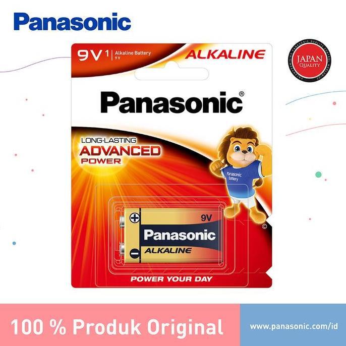 Baterai Panasonic Alkaline 9V Panasonic Alkaline Battery 9V