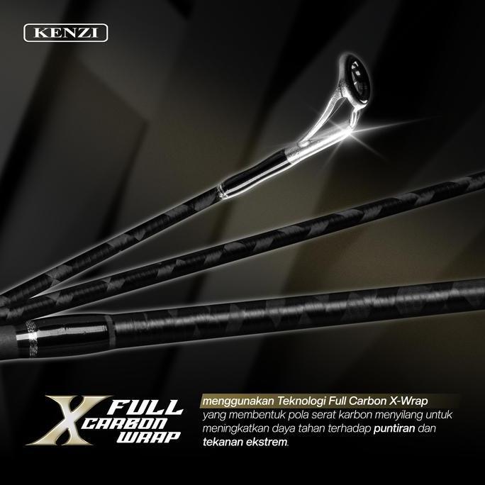 JORAN KENZI LANCER 662 BC Solid X-Wrap Carbon Fuji Guides 198 cm PE 0.5-1.2 PE0.8-1.5 PE 1-2 Baitcas