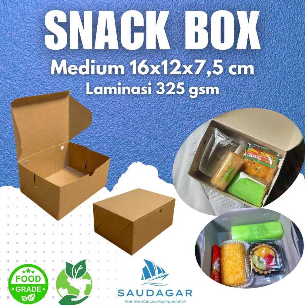 Bisa Cod Box Kotak Snack / Kue Basah / Tahu Goreng / Dimsum / Ayam Goreng ||