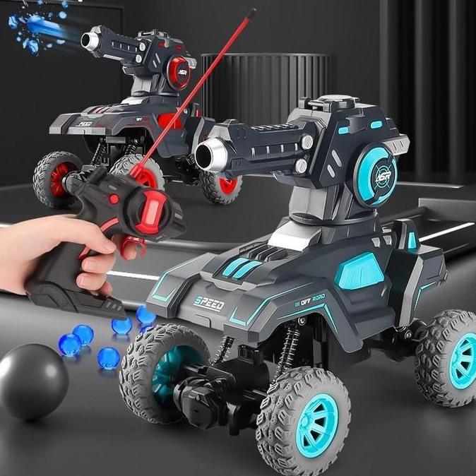 RC Car Tank Waterbomb Mainan Mobil Remote Control Tembak Peluru Air