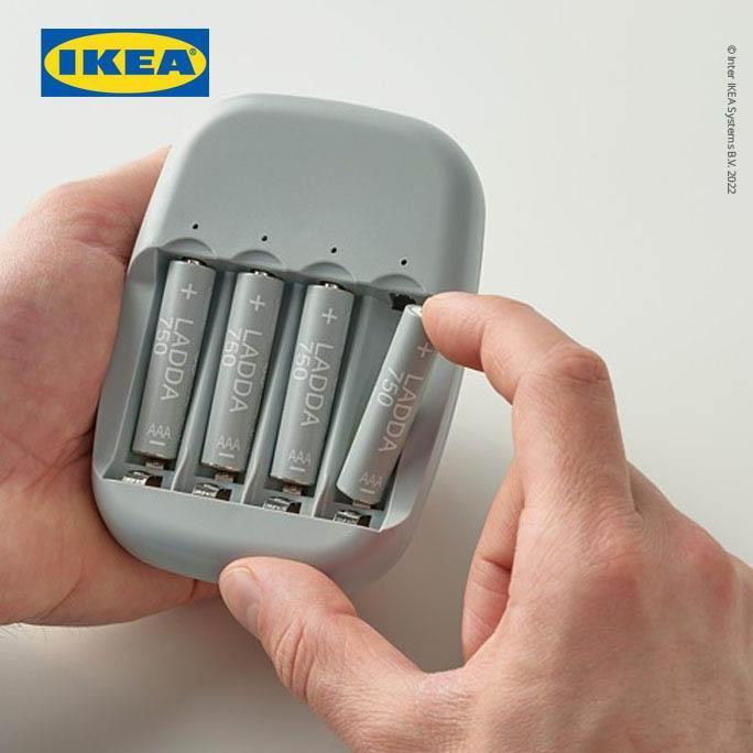 IKEA LADDA Baterai Isi Ulang AAA 1.2V HR03