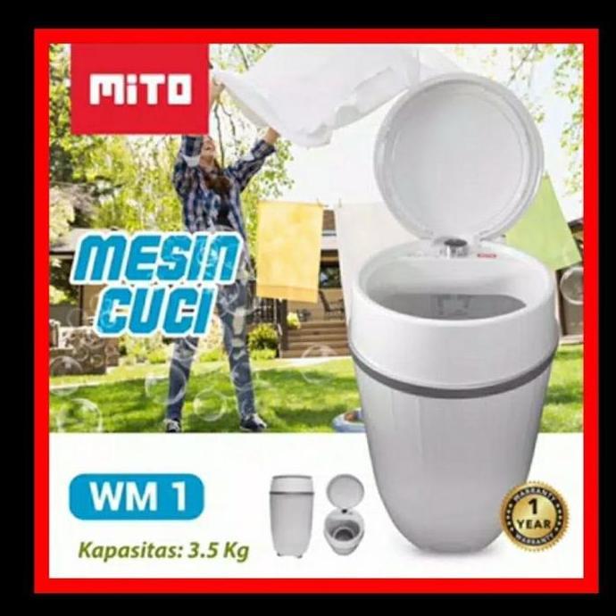 Mesin cuci portable mini 3.5Kg Mito WM1