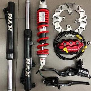 Paketan Master Rem RCB E3 Kotak 14mm set kanan kiri+Shock Shockbreaker Depan Belakang KYB Zeto 310mm