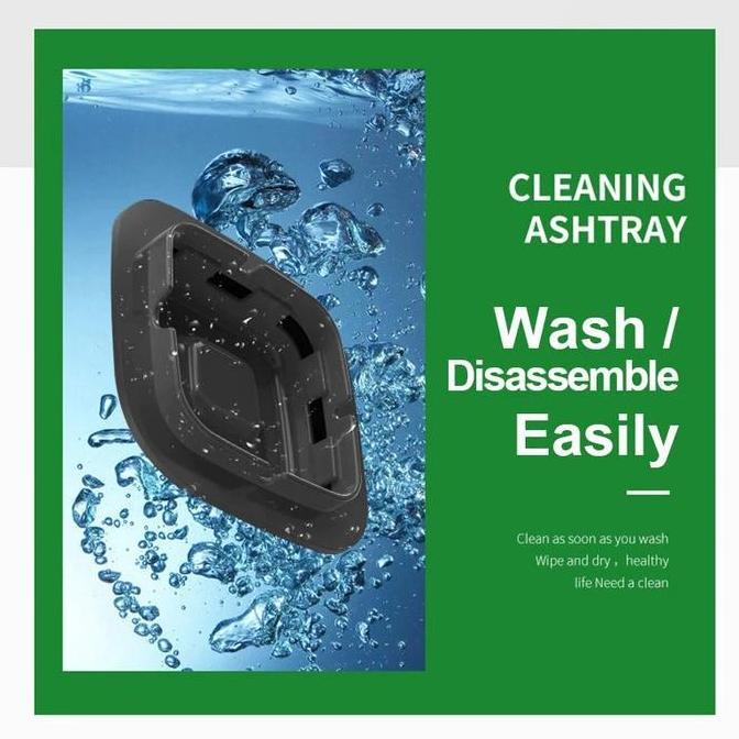 Asbak Rokok Portable Penghisap Asap Filter Air Purifier Cigar Ashtray Kualitas Terbaik Harga Termura