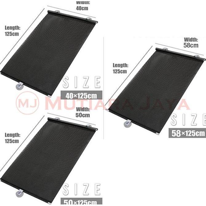 Tirai Jendela Gulung Tempel Rumah Kantor dapur Window Roll Blind