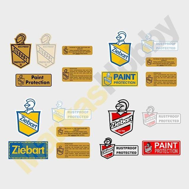 Premium Stiker Ziebart Anti karat Promo
