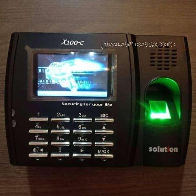 TERBARU Solution X100C Mesin Absensi Finger Print | mesin absensi X100 C