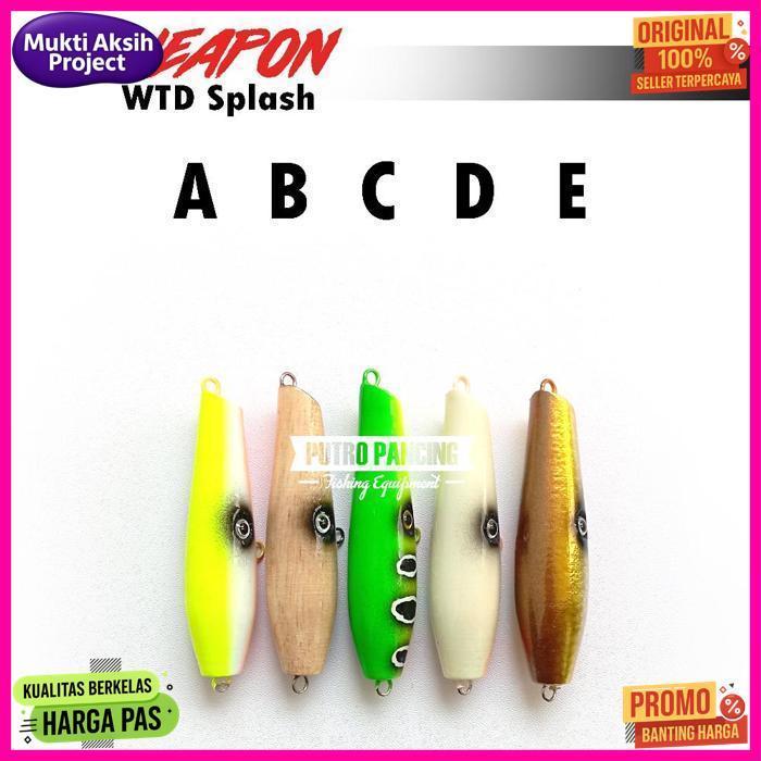 New Lure Gp Weapon Wtd Splash Handmade Kayu Murah