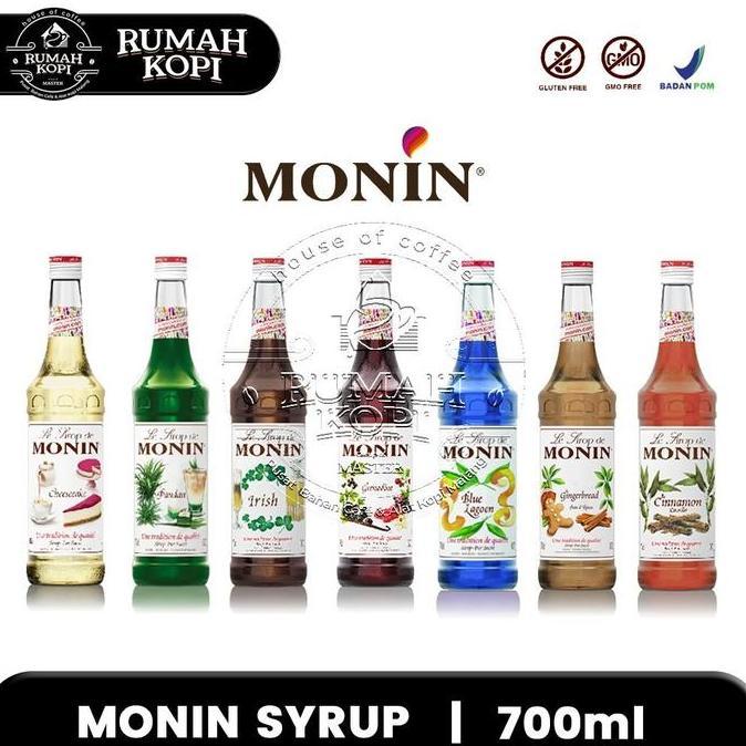 Monin Syrup / Sirup Monin All Varian [Botol 700 ml] Botol Sirup TKP