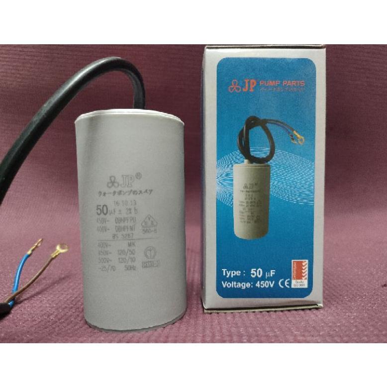 JP Kapasitor  Bulat 50uf 450V Kapasitor Kabel 50 uf 450V MURAH
