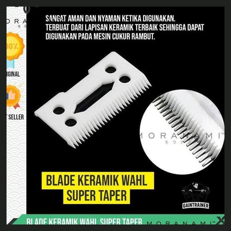(BARBER) BLADE KERAMIK MATA PISAU ALAT / MESIN CUKUR SUPER TAPER CERAMIC POTONG RAMBUT CUKUR
