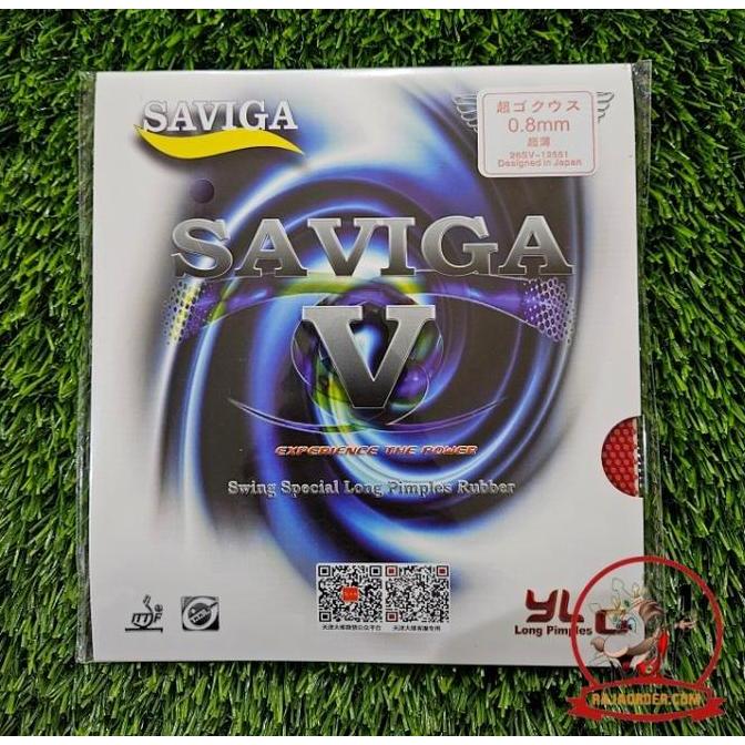 Karet Bat Tenis Meja Pingpong Dawei Saviga V Bintik Panjang OX