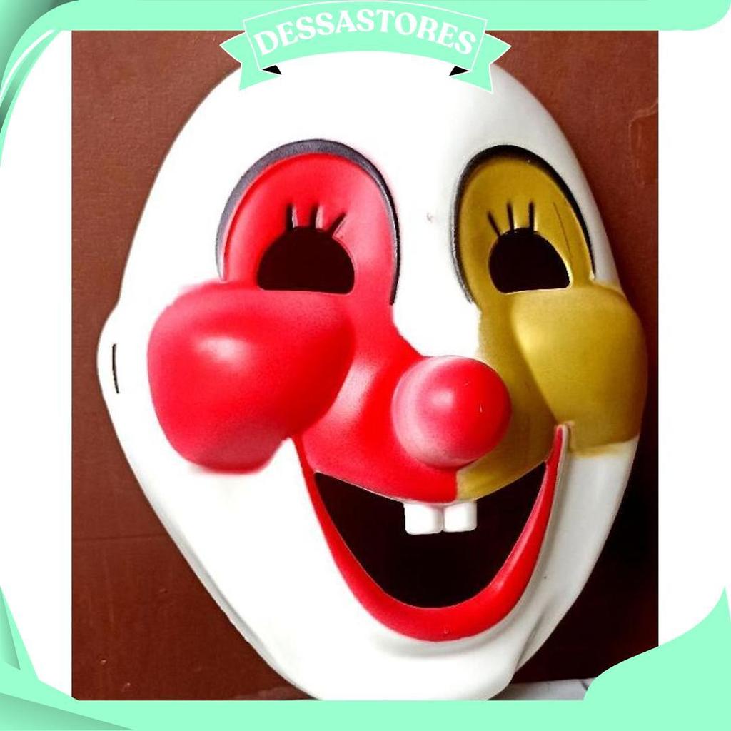 Topeng Badut Profesional, Topeng Badut Warna, Topeng Badut Painting, Topeng Pesta Promo Puncak