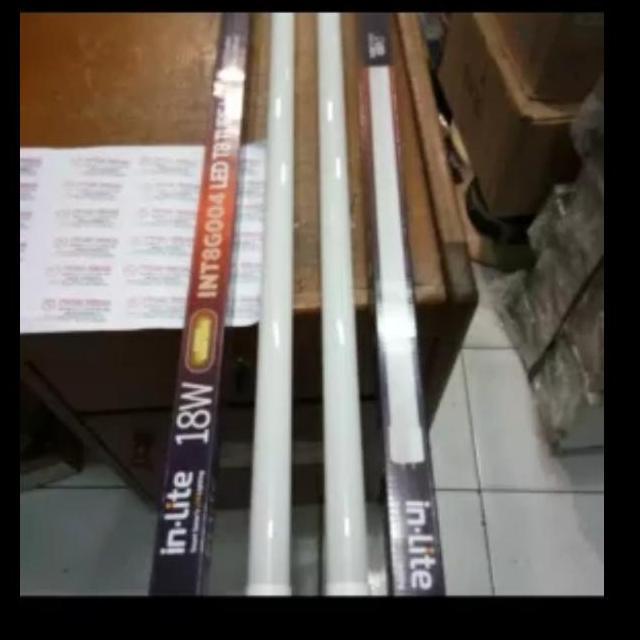Lampu Led Tube Light T8 18 watt panjang 120 cm merk In-Lite