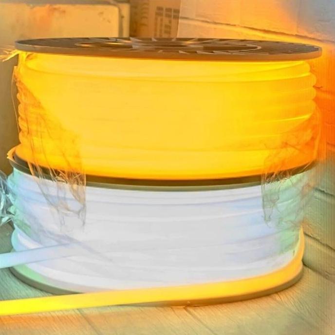 BEBAS ONGKIR - LAMPU SELANG LED STRIP COB 288 LED 220 VOLT 1ROLL 50 METER HINOMARU