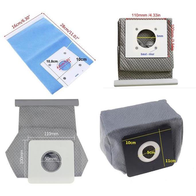Vacuum Cleaner Dust Bag untuk Sanyo dan lainnya Kantong Debu