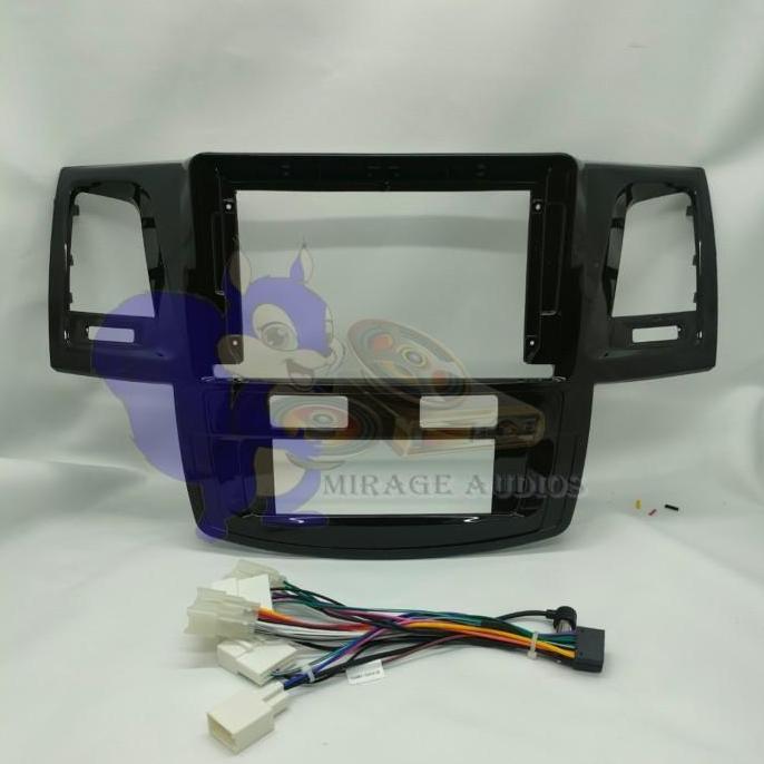Frame Head Unit Android Fortuner 2010 - 2015 9 inch
