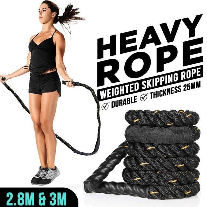 Battle Jump Rope/Weighted Skipping Rope/Heavy Rope 2,8 Meter