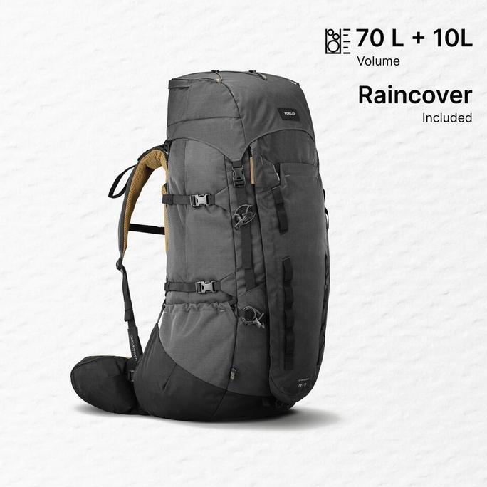 Decathlon Forclaz Ransel Trekking Pria Mt900 Symbium - 70+10L - 8751964