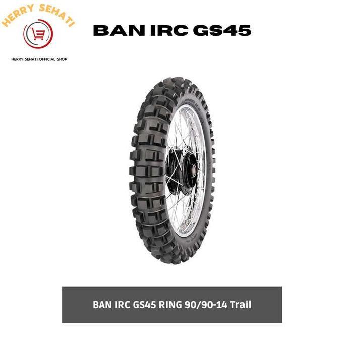 BAN MOTOR TRAIL/BAN TAHU/MOTORCROSS MEREK IRC 90/90-14 GS45
