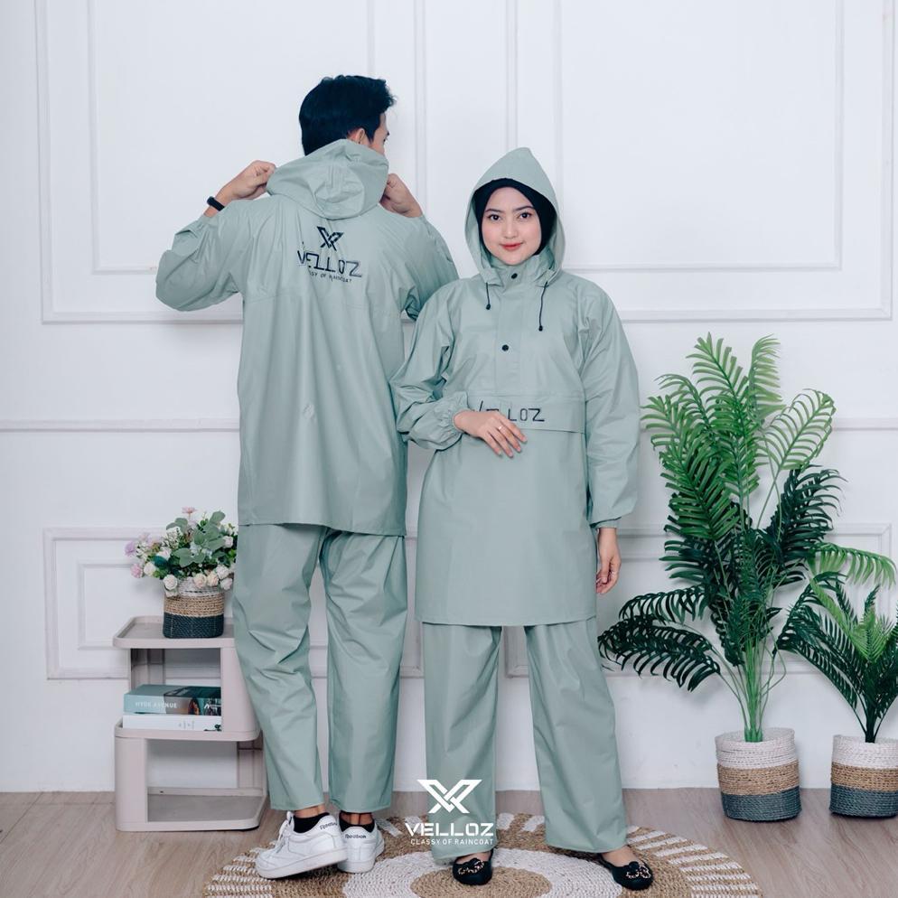 JAS HUJAN  MANTEL KANGGURU FULL PRESS Anti Bocor Anti Rembes By VELLOZ Jas Hujan