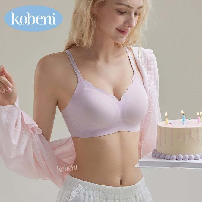 Promo Kobeni bra bh wanita Tidak ada cincin baja Tidak ada bekas Nyaman Bra wanita  bra wanita penga