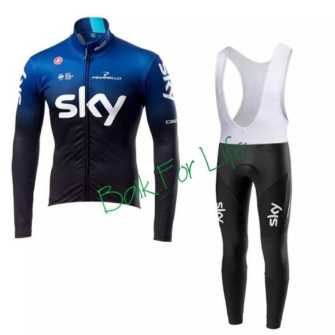 Promo Jersey Sepeda Set Team Sky Roadbike not rapha racmmer bmc road bike COD