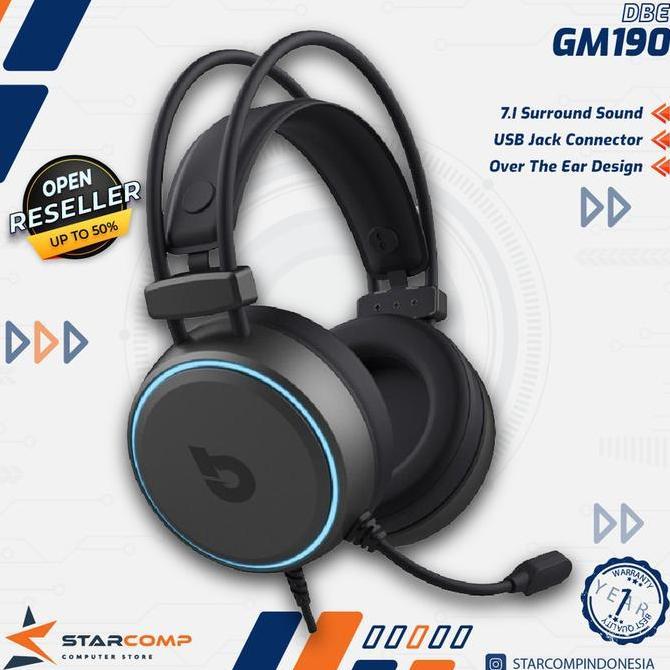 dbE GM190 7.1 Virtual Surround Gaming Headphone GM-190 GM 190
