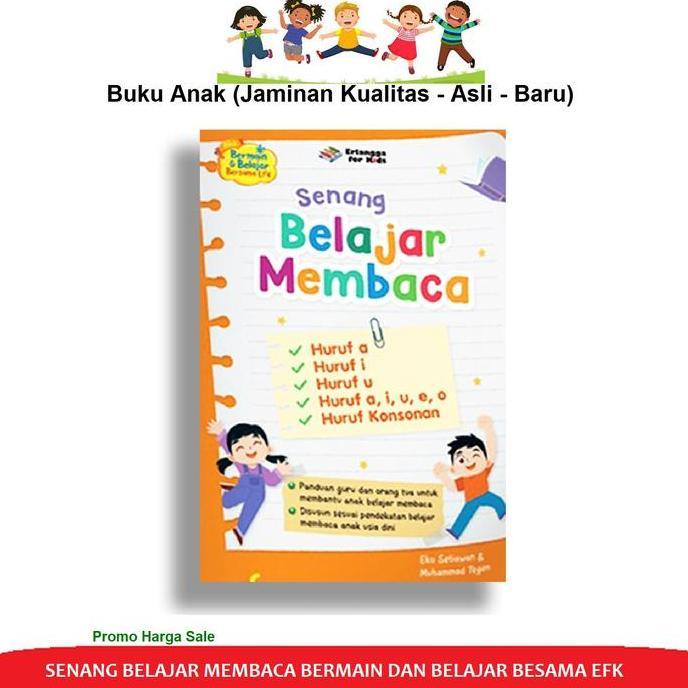 Buku Senang Belajar Membaca Erlangga For Kids