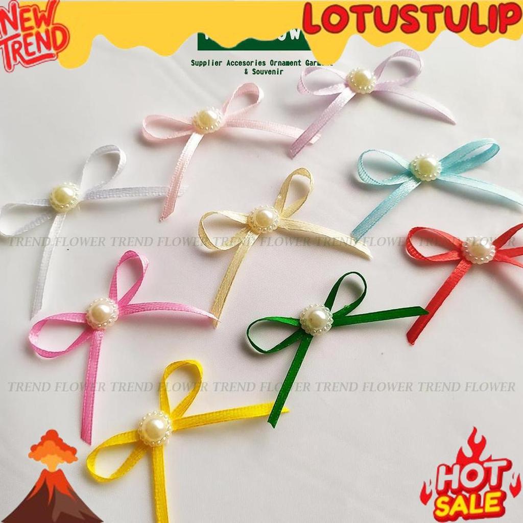 New Sale [PER LUSIN] Pita kecil Satin 1/8 inch plus monte kecil PER LUSIN pita hiasan souvenir hampe