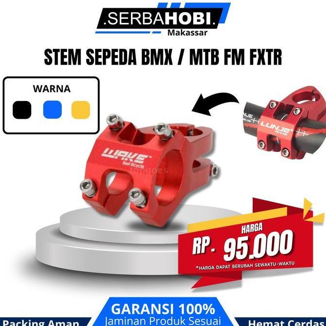 langsung order saja] Stem Sepeda Oversize FMFXTR Variasi Warna Keren