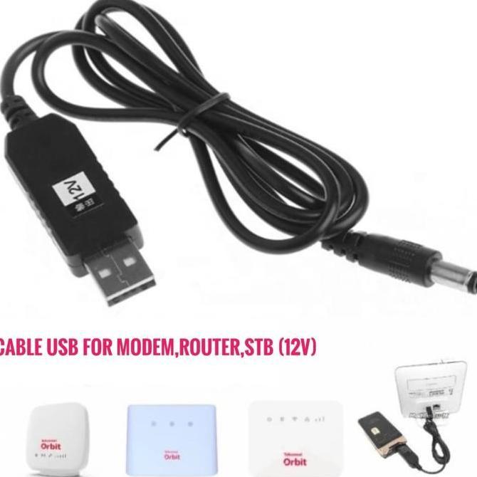 Converter Kabel Step UP USB 5V To Adaptor Power Modem Orbit 12v