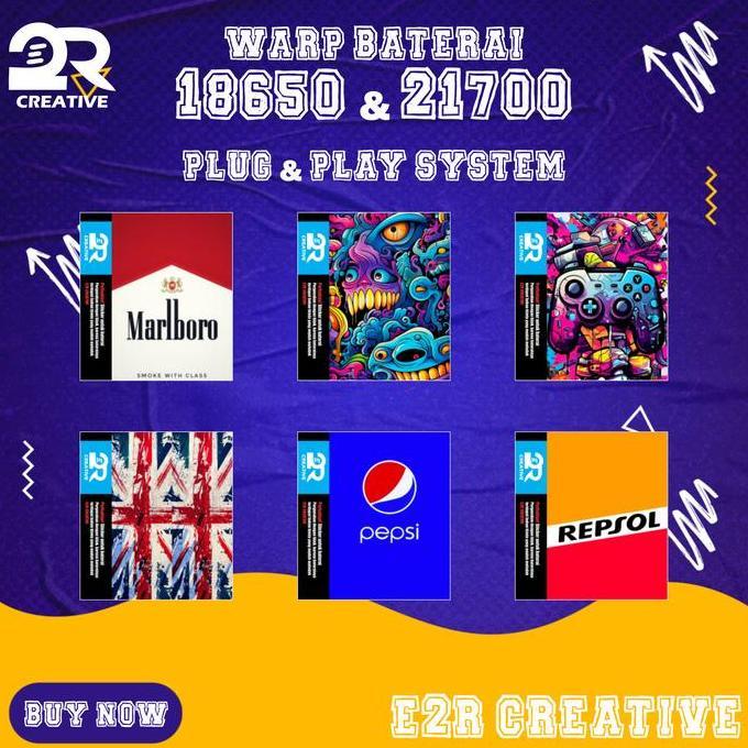 warp baterai 18650 & 21700