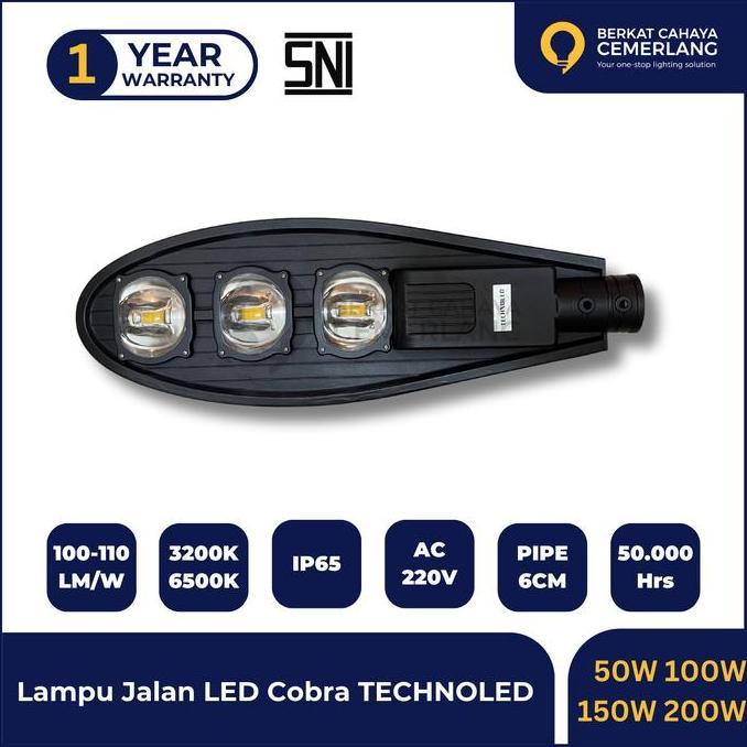 LAMPU JALAN PJU COBRA SNI 50W 100W 150W 200W PJU LED COBRA ORIGINAL DAN TERPERCAYA