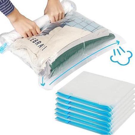 Plastik Vakum Pakaian - Plastik Packing Baju - Vacuum Bag Plastic