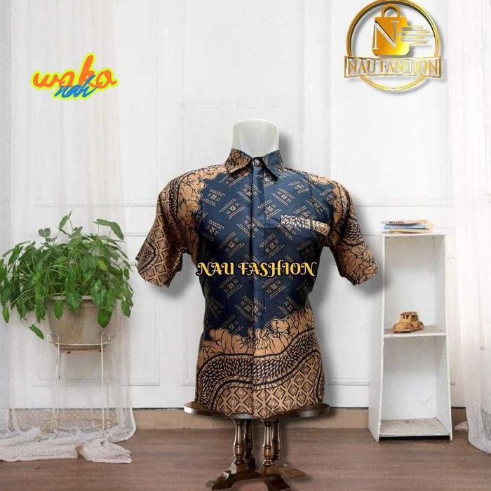 RHH-1823 Ow42 PROMO KEMEJA BATIK LENGAN PENDEK MASA KINI TERMURAH DAN TERBARU Premium Original
