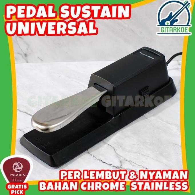 PEDAL SUSTAIN KEYBOARD PIANO / SUSTAIN PEDAL KEYBOARD UNIVERSAL SEMUA MERK ORIGINAL DAN TERPERCAYA