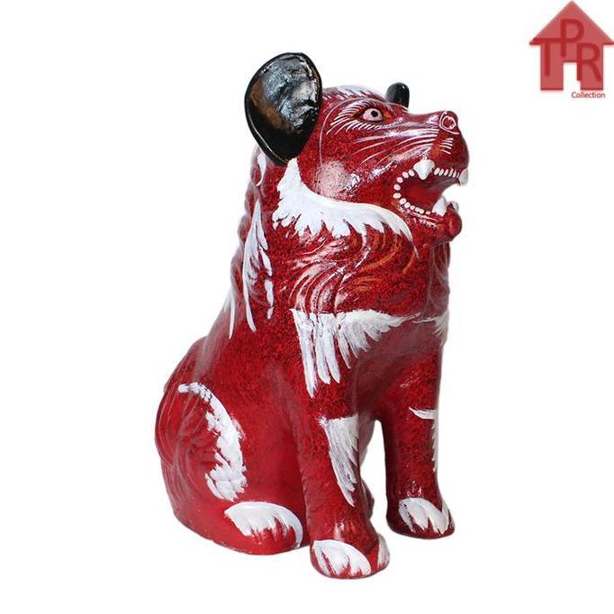 Gerabah - Celengan Tanah Liat Macan Duduk Size Jumbo T57 SAML