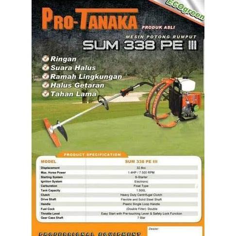 Mesin potong rumput ProTanaka (Pro Tanaka) sum 338 pe iii