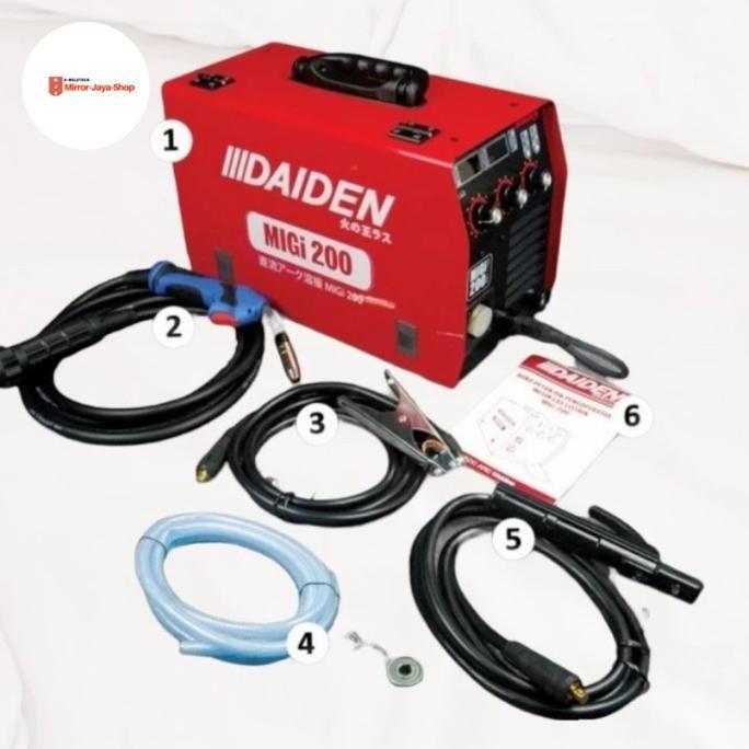 Promo Daiden Mesin Las Migi 200 / Travo Las Inverter Co2 Mig 200 Tanpa Gas Cod