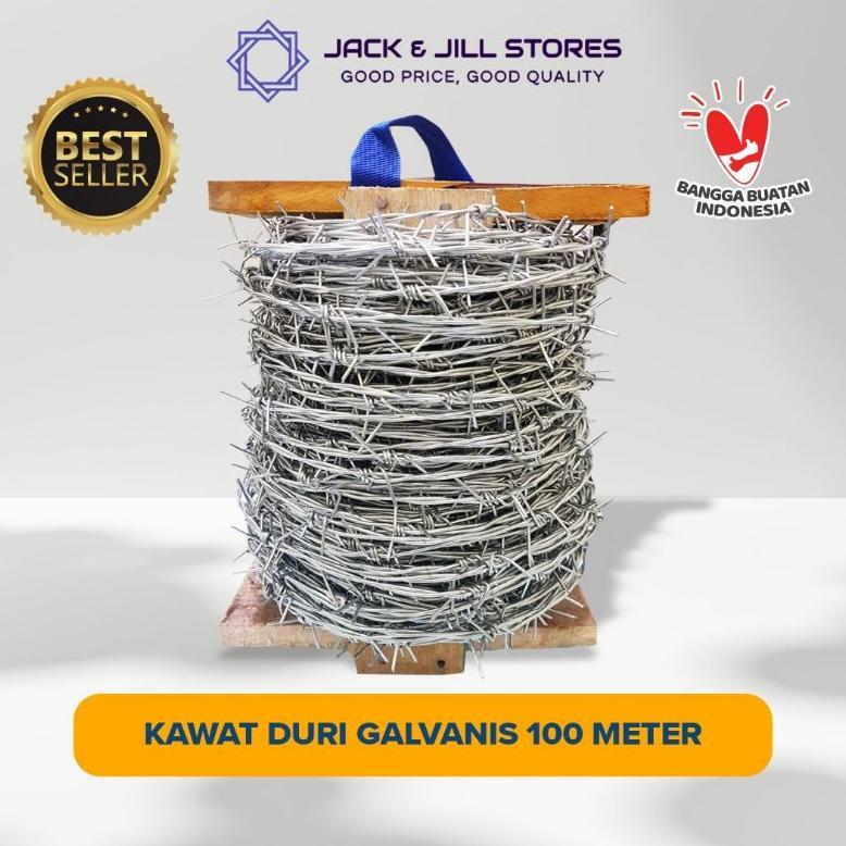 Kawat Duri Galvanis 100 Meter