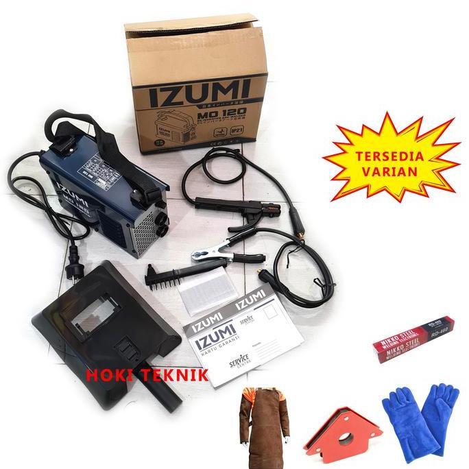 Promo Paket Mesin Las Izumi Mo 120 Mo120 Inverter Mma + Kawat Las Rd-460 Cod