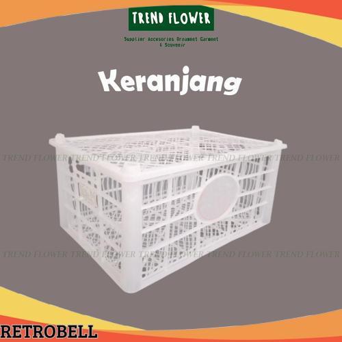 Termurah Keranjang Buah Bekas Putih Tutup Plastik - Wadah Penyimpanan Storage