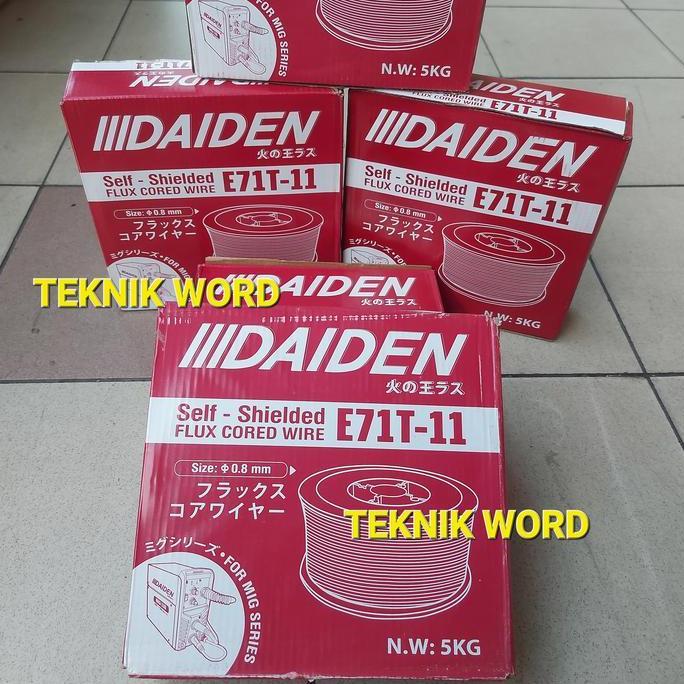 Promo Kawat Las Daiden Fluxcore E71T-11 0.8Mm 5Kg / Kawat Las Daiden 5Kilo Cod
