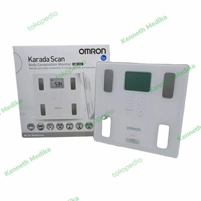 Timbangan Omron Hbf 214/Karada Scan Omron Hbf 214