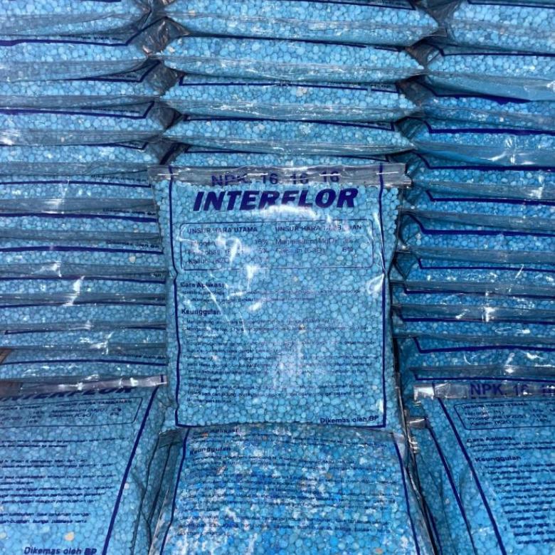 Promo Cod Pupuk Npk 16-16-16 Interflor 500 Gram ...