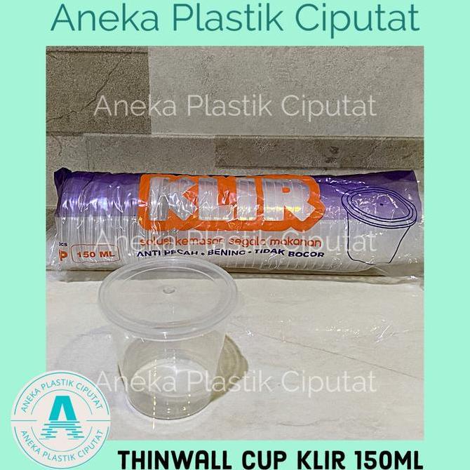 Thinwall Cup 150ml/ Cup Klir 150ml/ Cup Puding 150ml