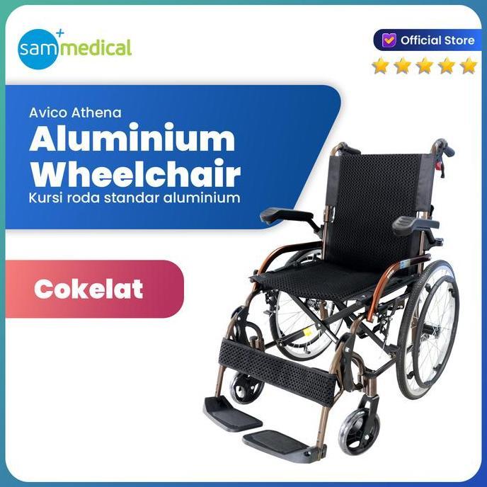 Avico Kursi Roda Travelling / Kursi Roda Berpergian / Kursi Roda Ringan / Kursi Roda Travel Portable