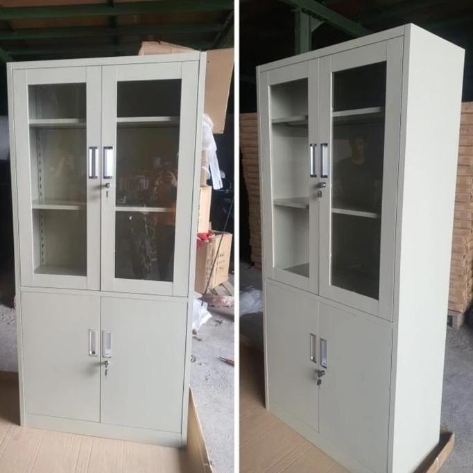 Lemari Arsip Plat Besi Lemari Arsip/ File Kantor Besi Lemari Arsip Putih Kombinasi